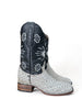 Men Cowboy Boot Cow Hyde Hand Braided Finish