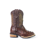 CD 319 Crocodile Print Kid Boots