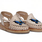 Mexican Leather Sandal K Butterfly